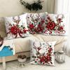 Christmas Themed Pillowcase, Christmas Elk Print Pillowcase, High-looking Car Pillowcase