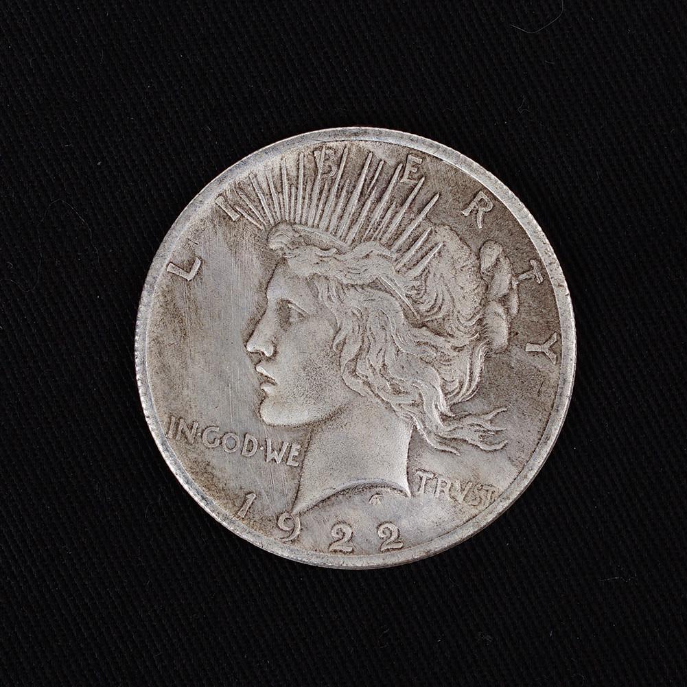 Dark Knight Harvey, 1922, American Statue of Liberty, antique double-sided head, commemorative coin, silver dollar, double-sided coin