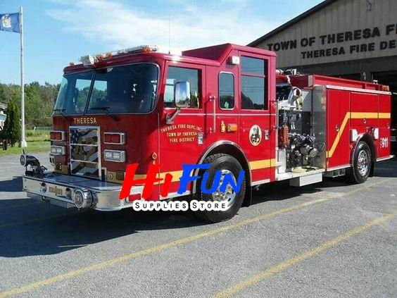 Diy Full Drill Diamond Mosaic Fire Trucks Rescue Truck Diamond Painting Ladder Truck Wall Decor Picture of Rhinestones Kit