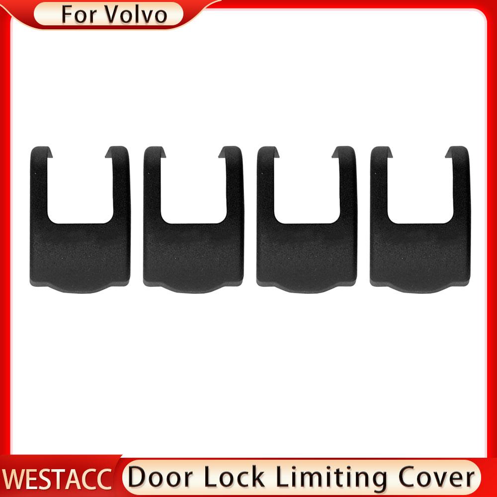4 Bucăți Capac de Protecție Stop Ușă Mașină Carcasă pentru Volvo XC60 XC90 S90 Capac Limitator Anti-Rugină Blocare Ușă