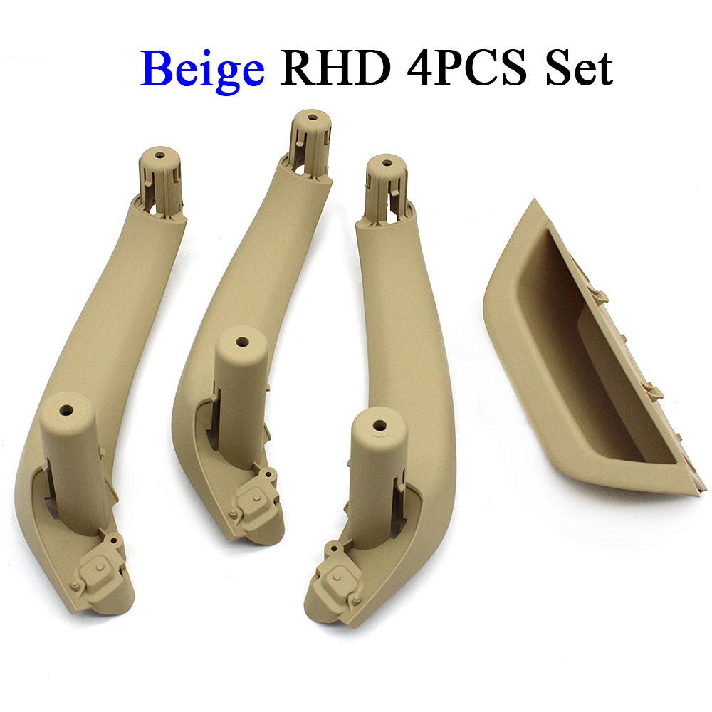 Car Interior LHD RHD Passenger Door Armrest Panel Cover Trim Pull Handle 4PCS Set For BMW X3 X4 F25 F26 2010-2016