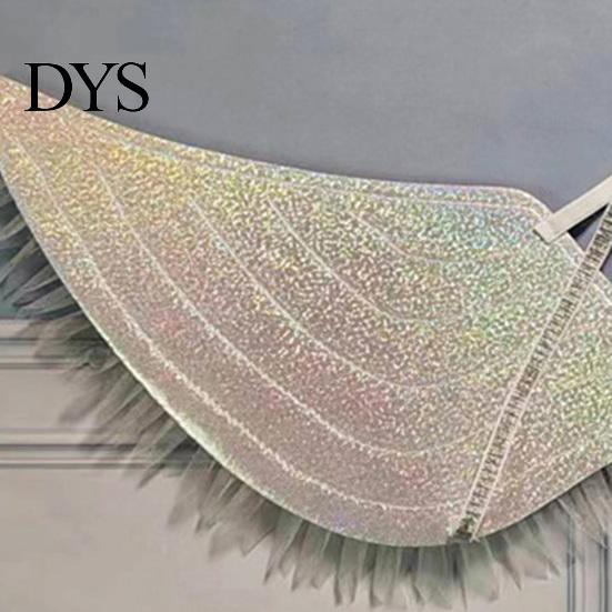 LED Costume Accessories Light-Up Angle Wing, Glowing Feather Wing for Kids Girls, Wings with Lights Fairy Props Christmas Halloween Stage Performance