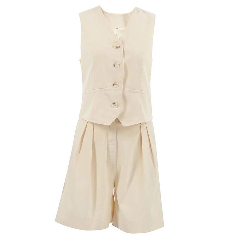 Sleeveless Vest Vest Two-Piece Set Sleeveless Vest Waistcoat Two-piece Set