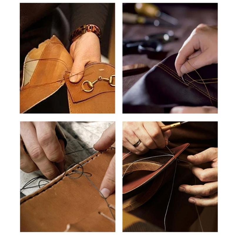 Wood Handle Leather Edging Creaser Tool Adjustable Leather Skiving Working Tool for Leather Craft 0.5mm 1.2mm 1.5mm