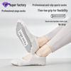 2025 Women's Non-Slip Cotton Pilates Socks: Full-Coverage, Sweat-Absorbent, Breathable, Backless Design.