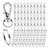 Handmade Keychain Craft Kits Iron Materials for Personalised Creations Simple Assembly Key Chain Hooks and  Key Rings