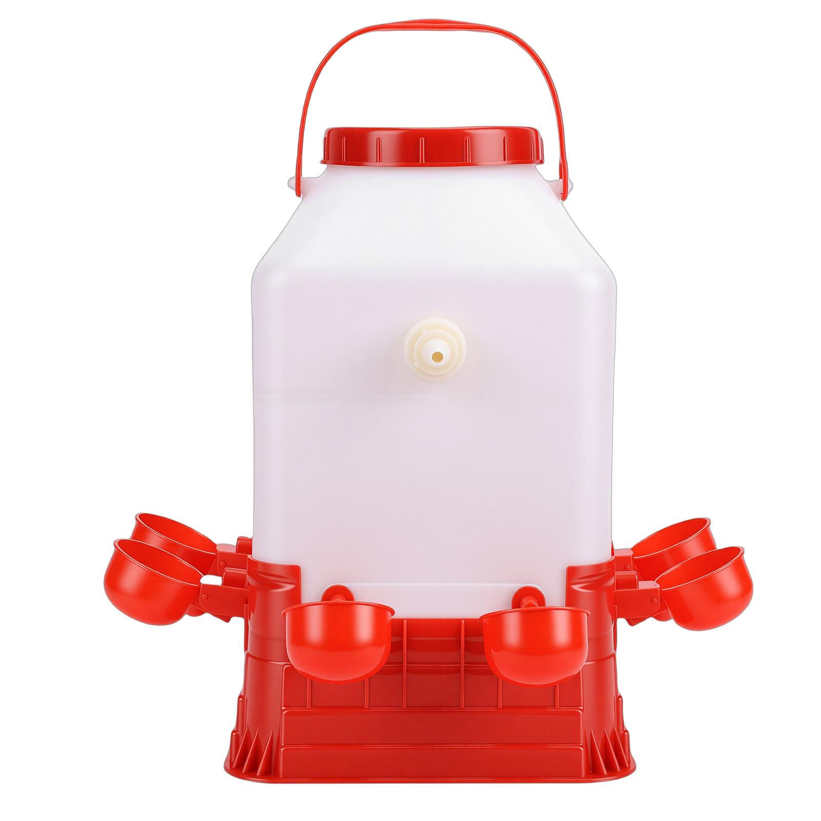 

Automatic Poultry Waterer Multifunctional Large Capacity 8 Bowls Poultry Waterer Dispenser for Farm