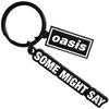 Oasis Some Might Say Logo Keyring