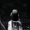 For Toyota CHR C-HR 2024 2025 ABS Carbon fiber chrome Car Gear Shift Panel Frame Gear Knob Cover Head Trim Interior Accessories