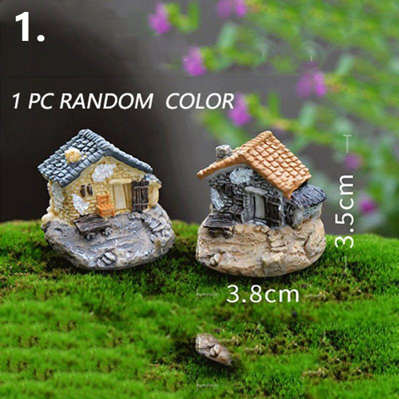 Style Mini 8 Small House Cottages Diy Crafts Figure Ornament Landscape Garden