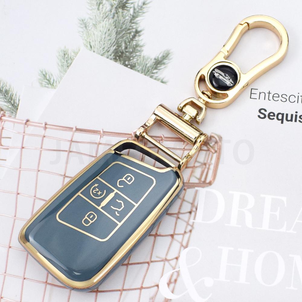 Key Case Fob for VW Golf Polo Tiguan Atlas for Skoda Superb Kodiaq Octavia Karoq for SEAT Ateca Leon 5 Buttons Cover Key Chains
