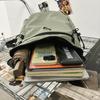 Schoolbag Minimal Soft Light Mist Moist Cool Functional Tooling Wind Backpack Neutral Light Commuter Outdoor Lightweight Backpack