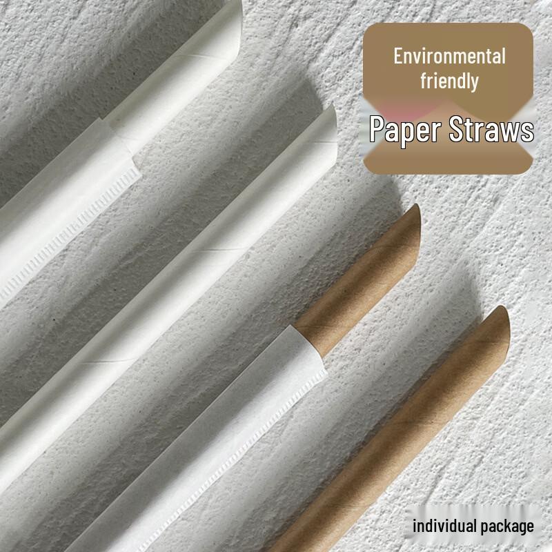 Individually Wrapped Degradable Paper Straws