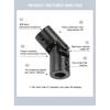 1pc Single Universal Joint Shaft Coupling Motor Connector DIY Steering U-joint 16x32x70mm Shaft Joint For CNC Parts