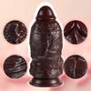 Black Extra-Thick,Ultra-Large Realistic Dildo – Extreme Girth,Strong Suction Cup,Lifelike Texture,Premium Silicone Adult Toy