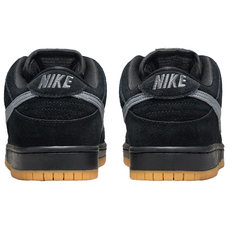 Nike Dunk Low Pro SB Fog Unisex Sneakers Black Cool-Grey Gum BQ6817-010
