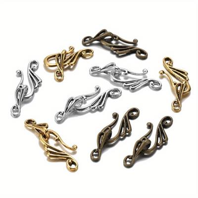 10/20 SZT. Antyczny Haczyk Łącznik Nuta Muzyczna Zapięcie Toggle do Tworzenia Biżuterii DIY Bransoletka Naszyjnik Eardrop