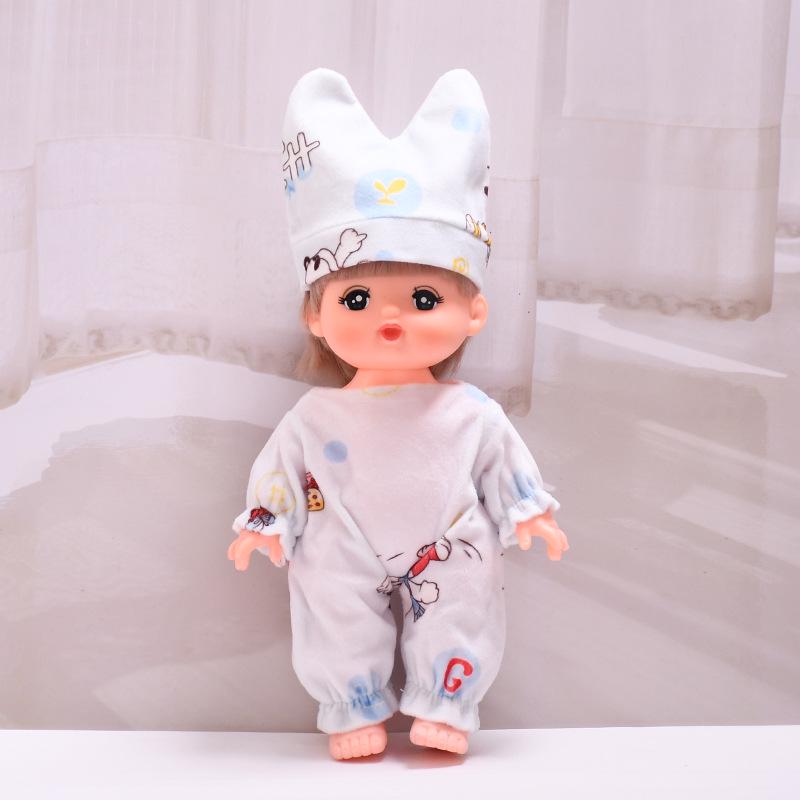 25cm Milu Tang Dynasty Doll Clothing Set - Changeable Top and Overalls