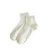 Women's Ballet Style Pure Cotton Hollow Mesh Socks - Solid Color, Versatile for Spring & Autumn