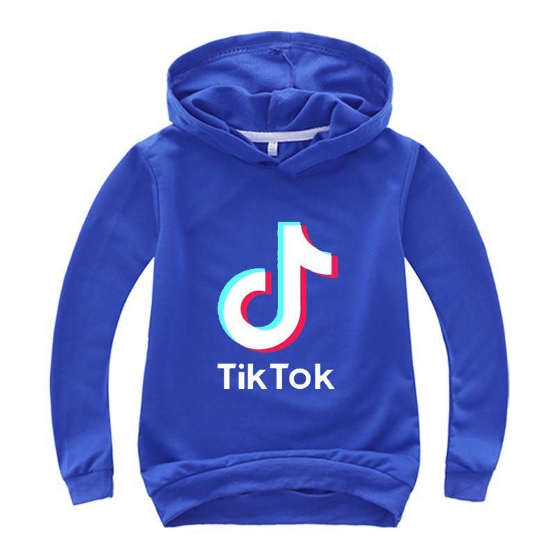 Tok Tik Childrens Letter Sweater Long Sleeve Hoodie Fashion Tops Pullover