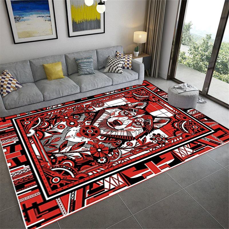2025 New Husky Dog Carpet Rug for Living Room Bedroom Home Sofa Decoration,Kids play Non-slip Floor Mat69