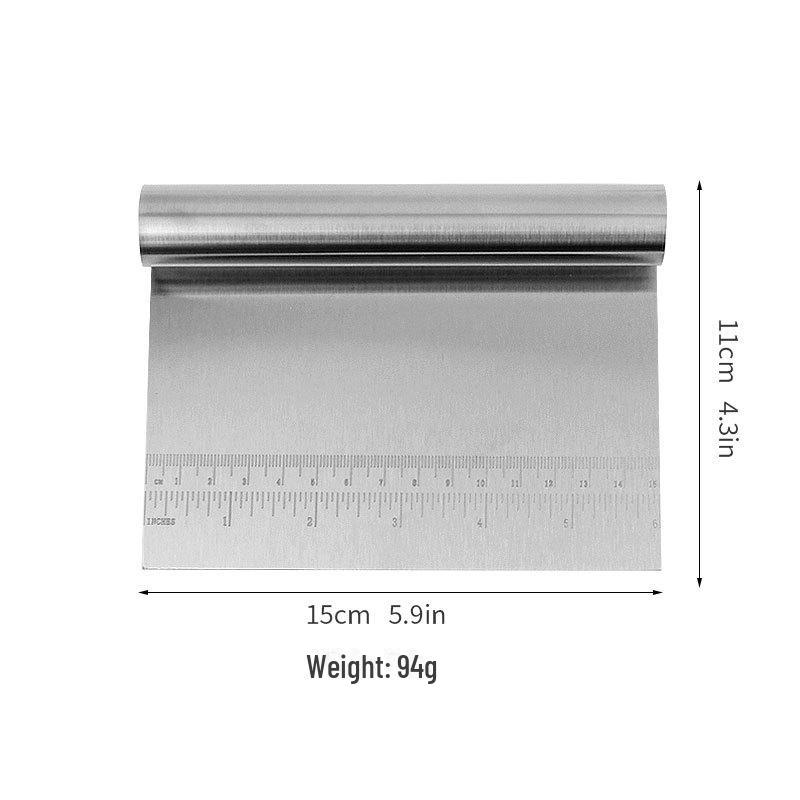 Škrabka na těsto a mouku z nerezové oceli na pečení