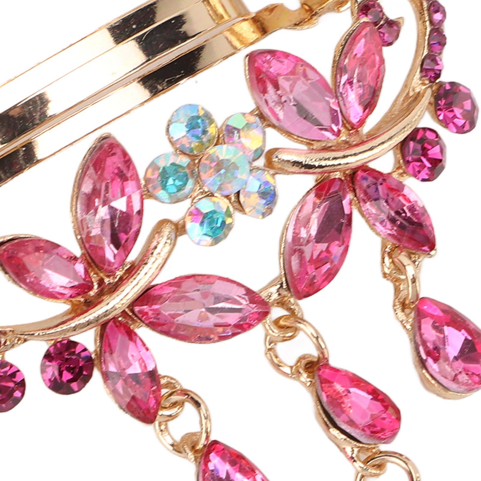 

Hair Barrettes Elegant Alloy Resin Rhinestone Vibrant Colors Sturdy Eye Catching Small Hair Clips