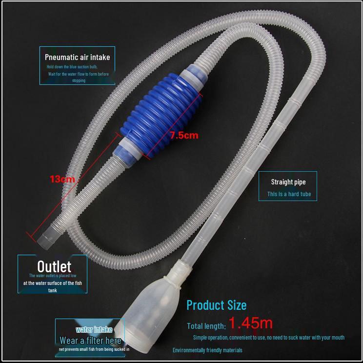 Semi-Automatic Aquarium Sand Washer and Water Changer Pump A-7