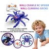 Rechargeable Wall Climbing Lizard Remote Control Gecko & Spider Robot Dual Mode Floor & Wall Driving Prank Toy for Birthday Gift