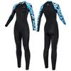 Womens Long Sleeve One Piece Rash Guard Swimsuit UPF 50 Quick Dry Snorkeling Surfing Diving