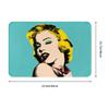 Custom Pop Art Golden Warhol Doormat Non-Slip Entrance Bath Kitchen Door Floor Mat Bedroom Balcony Rug Carpet Footpad