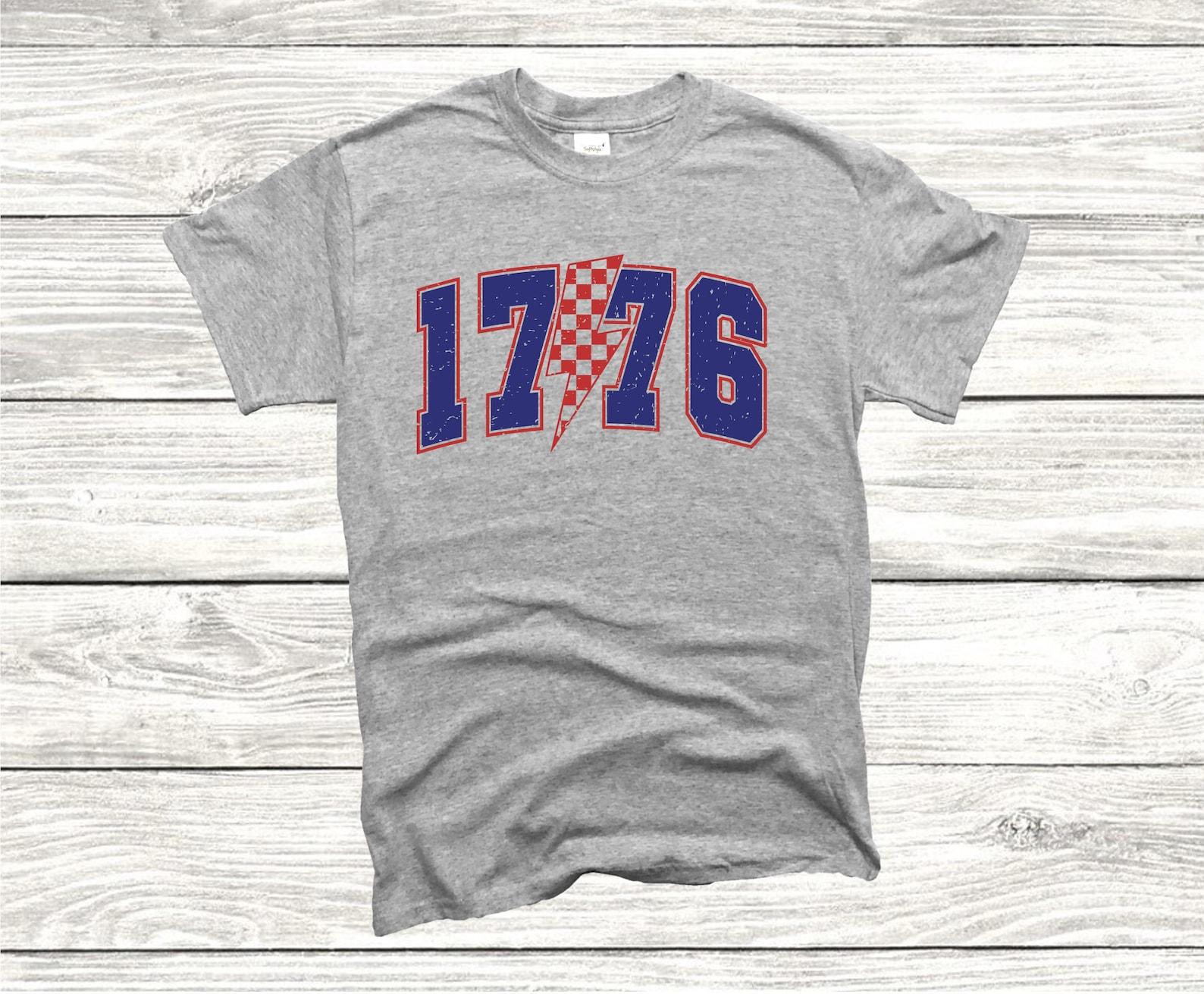 America 1776 T shirt, Retro 4th of July, Patriotic Gift 2XL