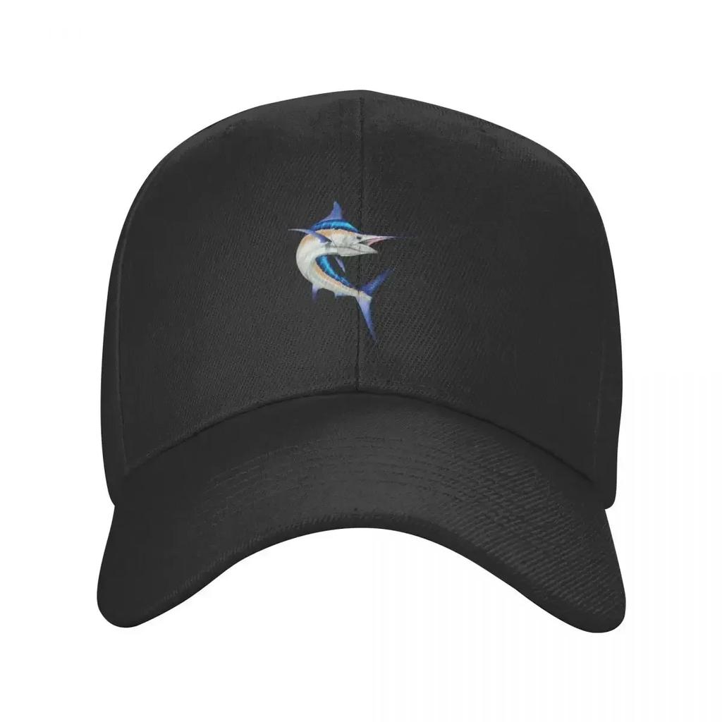 Beautiful Blue Marlin Baseball Cap Tea Hat Sun Hat For Children Fishing Cap Fashion Beach Baseball For Men Womens