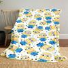 The Minions Sunflower Adventure Blanket Is Suitable for Beds, Sofas, and Various Other Occasions, Making It A Perfect Gift.
