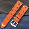 New Breathable Genuine Leather Quick Release Watch Strap 18mm-24mm Cowhide Band Available Black Green Brown Yellow Unisex Watchbands