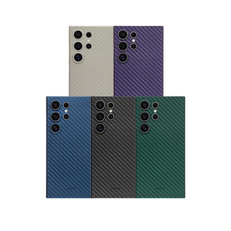 KZDOO Carbon Fiber Pattern Case for Samsung S25/S25 Plus/S24 Ultra