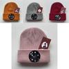 Acrylic Fiber Knit Beanie For Men With Letter Details Winter Warm And Stylish