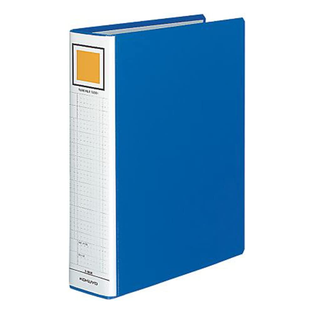 

KOKUYO File Pipe File A4 2 holes 600 sheets capacity Blue F-E660B