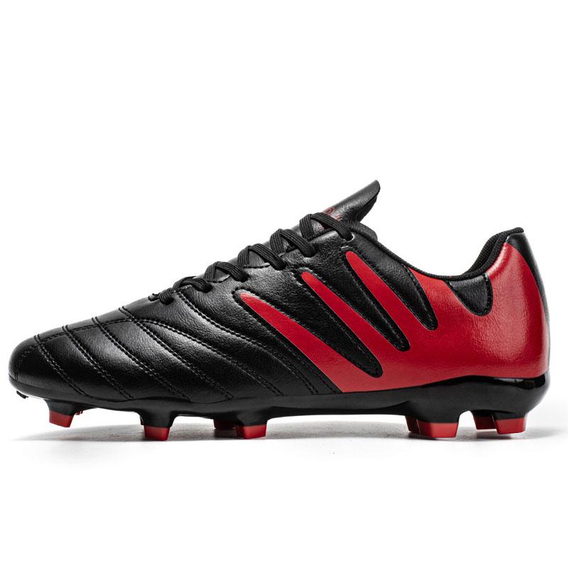 Professional Men Ankle Football Boots Outdoor Grass Cleats Unisex Soccer Shoes Long Spikes Tf Football Shoes Chuteira Society