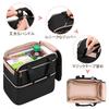 Damero Lockable First Aid Bag for Medicines and Supplements, Double-Layered, for Storage and Organization, Ideal for Home and Travel, Black (Bag Only)