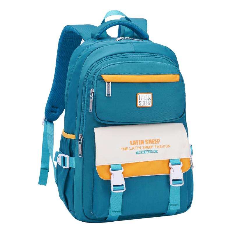 Elementary School Bag Female Junior High School Student High School Student College Student Fashion Spine Care Lightweight Large-capacity