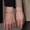 Párový náramek, dámský párový náramek s hadí kostí, výklenek, jednoduchý valentýnský dárek pro přítele a přítelkyni, řetízek