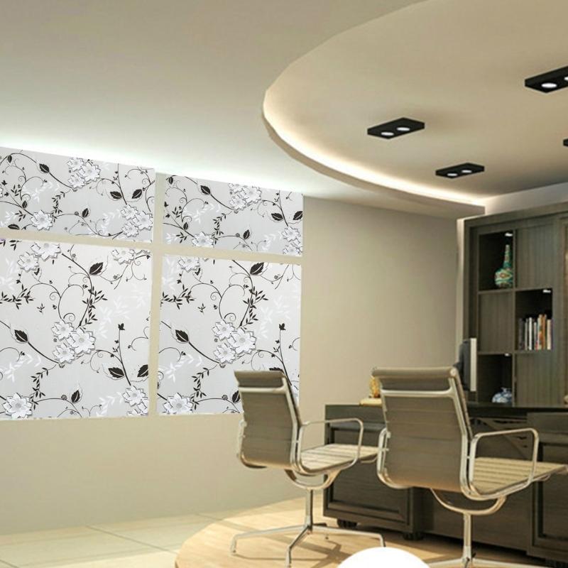 Window Privacy Film Window Clings Glass Door Sticker for Bathroom Bedroom Home
