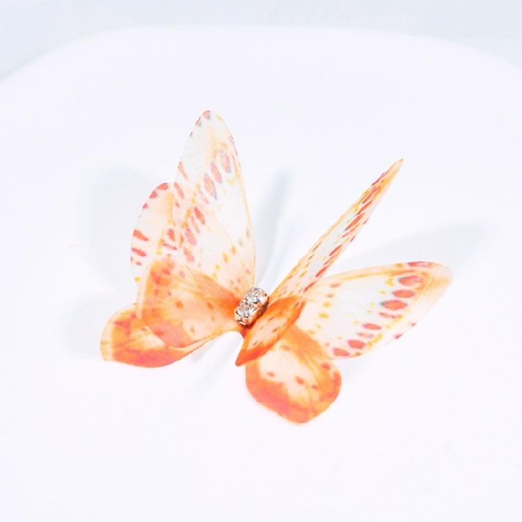 20 Stück Schmetterlingsapplikationen Aufnähen Organza-Patches Stickapplikationen zum Nähen Basteln Hochzeitskleid Haarschmuck