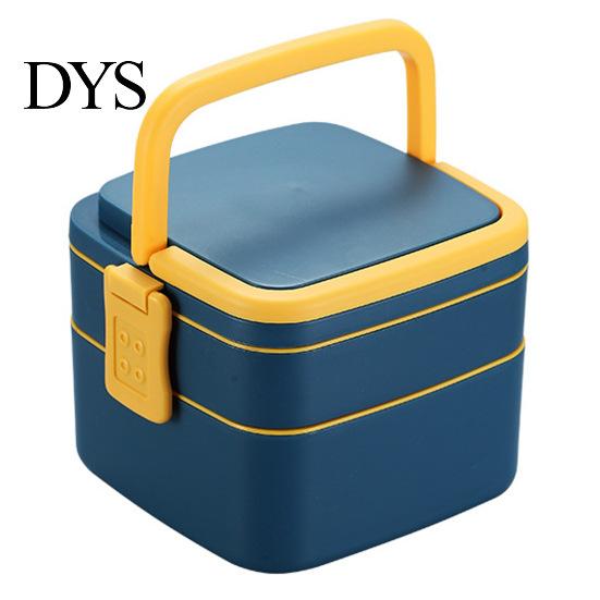 Lunch Box Leak-proof Sealed Double Layer Large Bento Capacity Outdoor Boxes for School