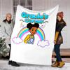 Gracie's Corner Theme Printed Blanket,Perfect for Couch, Bed, Travel & Outdoor Use | Machine Washable, Cozy & Durable.