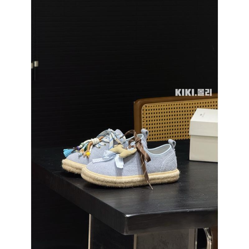 Niche platform shoes women's trendy summer new design double laces accessories to increase the height of casual shoes women