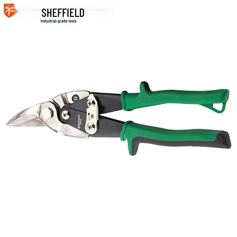 SHEFFIELD 10-inch Left-Curve Aviation Snips