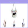 Cartoon Animal Canvas Bag For Kids Large Capacity Kindergarten Outing Childrens Handheld Tote