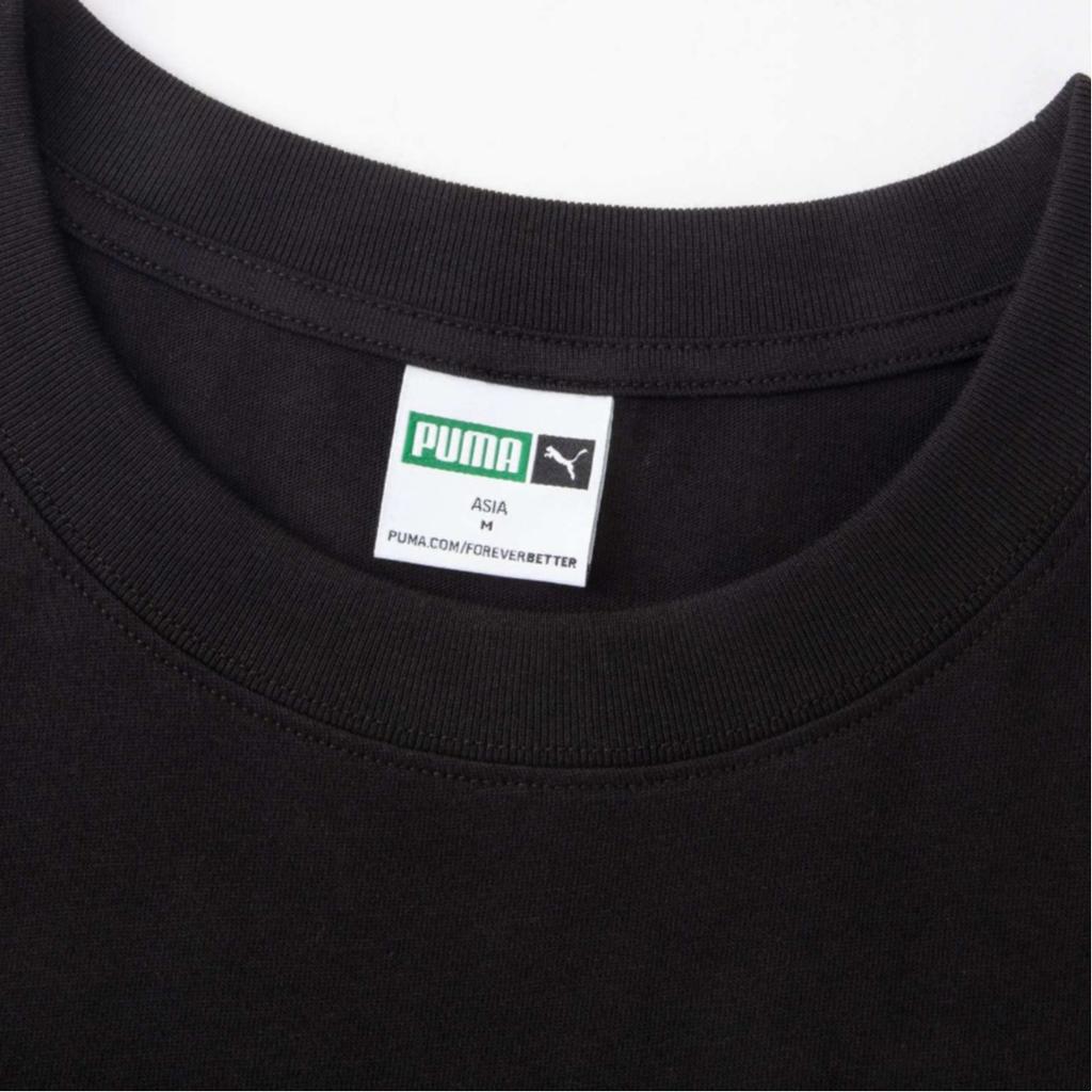 Puma Classics Pc Graphic Tee Loose Breathable Comfortable Casual Sports Short Sleeve Drop Shoulder T-Shirt Men Tops Black 682342-01